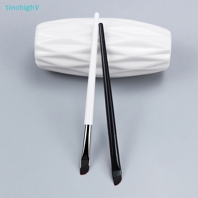 1 Cọ Trang Điểm Kẻ Mắt / Lông Mày Đầu Dẹt Siêu Mỏng Chuyên Nghiệp