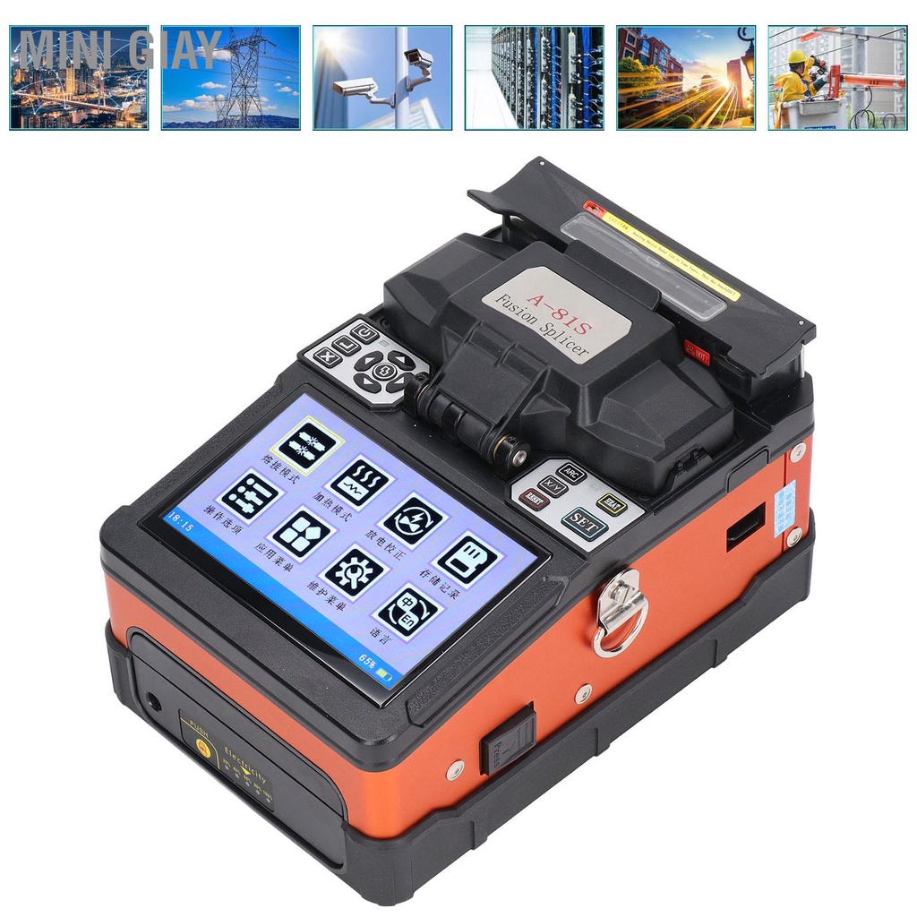 Bán nóng Máy ghép nối sợi quang màn hình 5in hàn hoàn toàn tự động 100‑240V