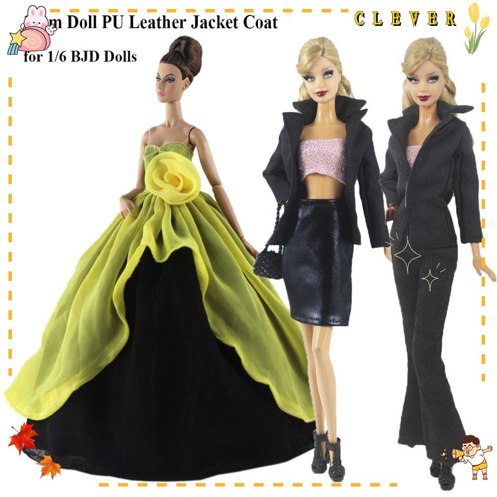 CLEVER Đầm Búp Bê 30cm Chất Liệu Da PU 2023 Tỉ Lệ 1 / 6