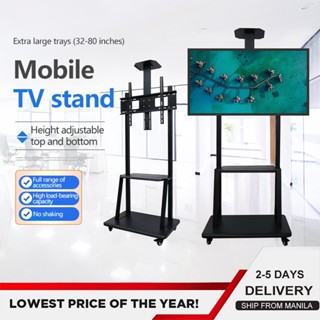 Nhập Khẩu Kệ Treo Tivi Có Bánh Xe Di Chuyển phổ thông 32-85 inch có khay chịu lực 250KG