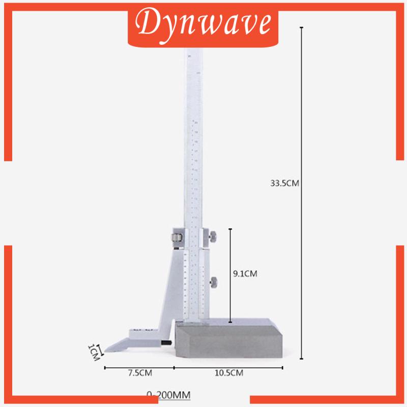 Thước Đo Chiều Cao Bỏ Túi inch / Metric Siêu Bền Tiện Dụng DIY