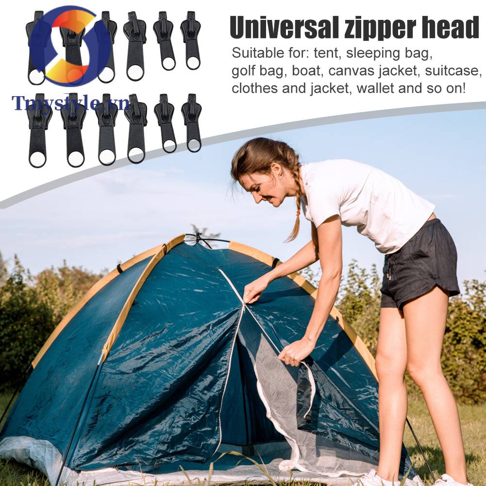 Bộ 30 Kẹp Cố Định Dây Kéo Bằng Kim Loại Thay Thế Tiện Dụng Cho Quần Áo /