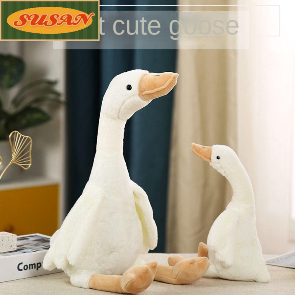 SUSANS Ngỗng Nhồi Bông Mềm Mại Kích Thước 35 / 45cm Dành Cho Bé