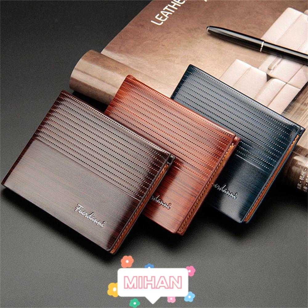 MIHAN1 Ví Da PU Thời Trang Dành Cho Nam