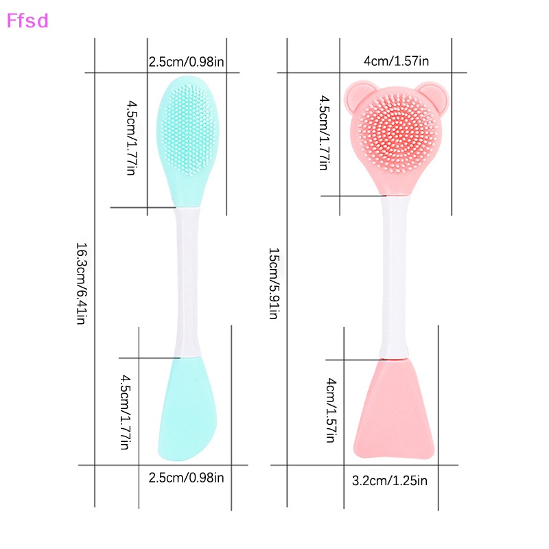 {Ffsd} Cọ Silicon Mềm Dùng Trộn Mặt Nạ Chăm Sóc Da Mặt Làm Đẹp Thời Trang Dễ Thương Dành Cho Nữ Chính Hãng Bán Chạy *
