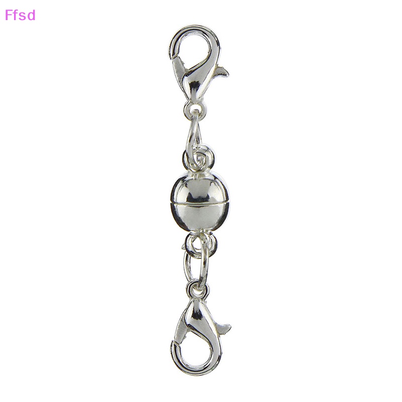 Bộ 20 Móc Khóa Nam Châm Màu Vàng / Bạc Làm Trang Sức DIY