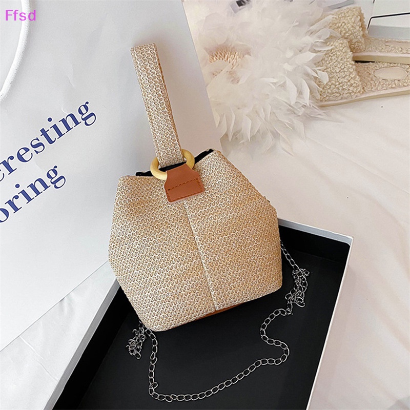 {Ffsd} Túi Đeo Chéo Dệt Nhẹ Nhàng Thanh Lịch Giản Dị Cho Nữ * Bán Chạy