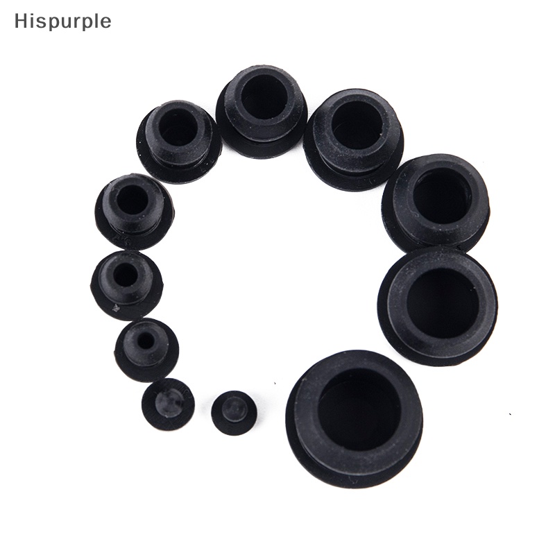 Hispurple 10 cái nút bịt lỗ bằng cao su silicon nút bịt kín nắp đậy 2.5-14mm nút bịt kín VN