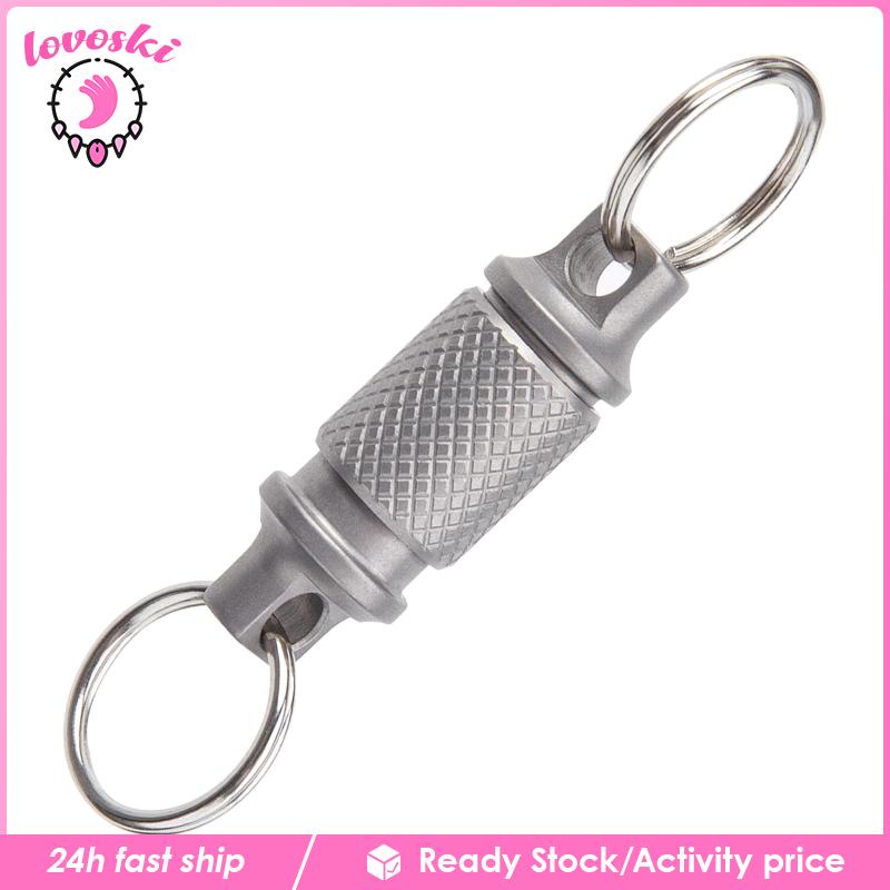 Giá Đỡ Chìa Khóa Đeo Thắt Lưng Bằng Hợp Kim Titan Dành Cho Nam Nữ