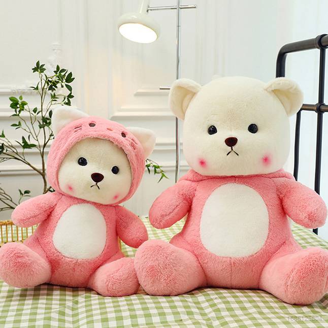 SANRIO Thú Nhồi Bông Hình Gấu Teddy / Mèo Hello Kitty Dễ Thương Cho Bé Gái