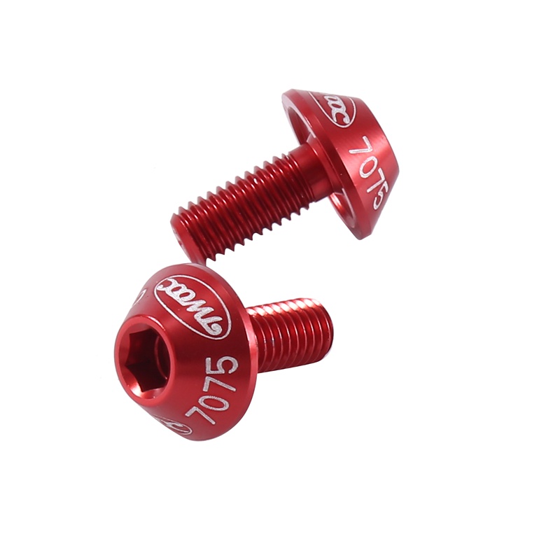 Set 10 Ốc Vít Hợp Kim Nhôm M5 X 12 Chuyên Dụng Cho Xe Đạp Leo Núi