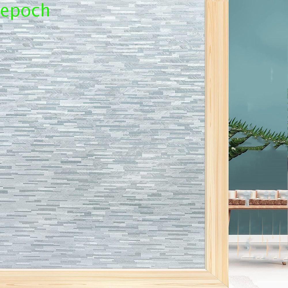 EPOCH Miếng Dán Cửa Kính Hai Mặt Nhám Mờ Họa Tiết Đá Hoa Cương Đơn Giản Bảo Vệ Sự Riêng Tư Dễ Lau Chùi