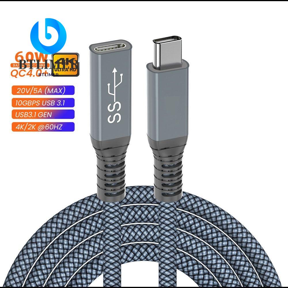 BTLIMER Cáp Mở Rộng Type-C 4K 60Hz 10Gbps Sạc Nhanh