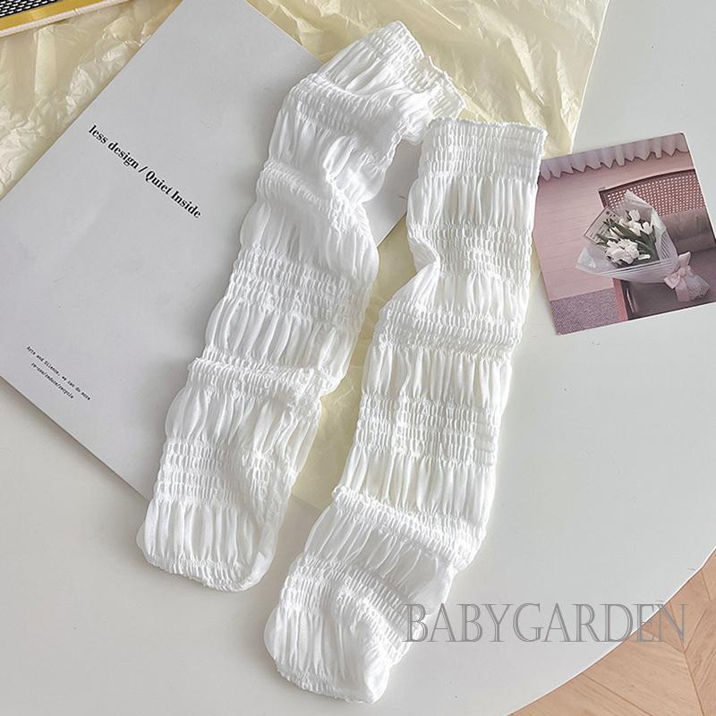 / / Vớ Dài Mềm Mại Nhẹ Nhàng Xếp Ly Ngọt Ngào Cho Bé Gái Mặc Hàng Ngày