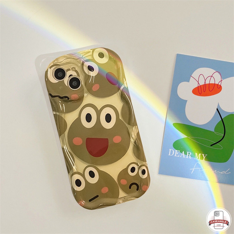 Ốp Điện Thoại Mềm Hình Vịt / Ếch 3D Cho Oppo A15 A7 A96 A17 A1K A95 A16 A57 A9 A77S A54 A74 A17K A5s A77 A55 A16s A76 A12 A31 A3s A5 A53 2020 A52 A15s