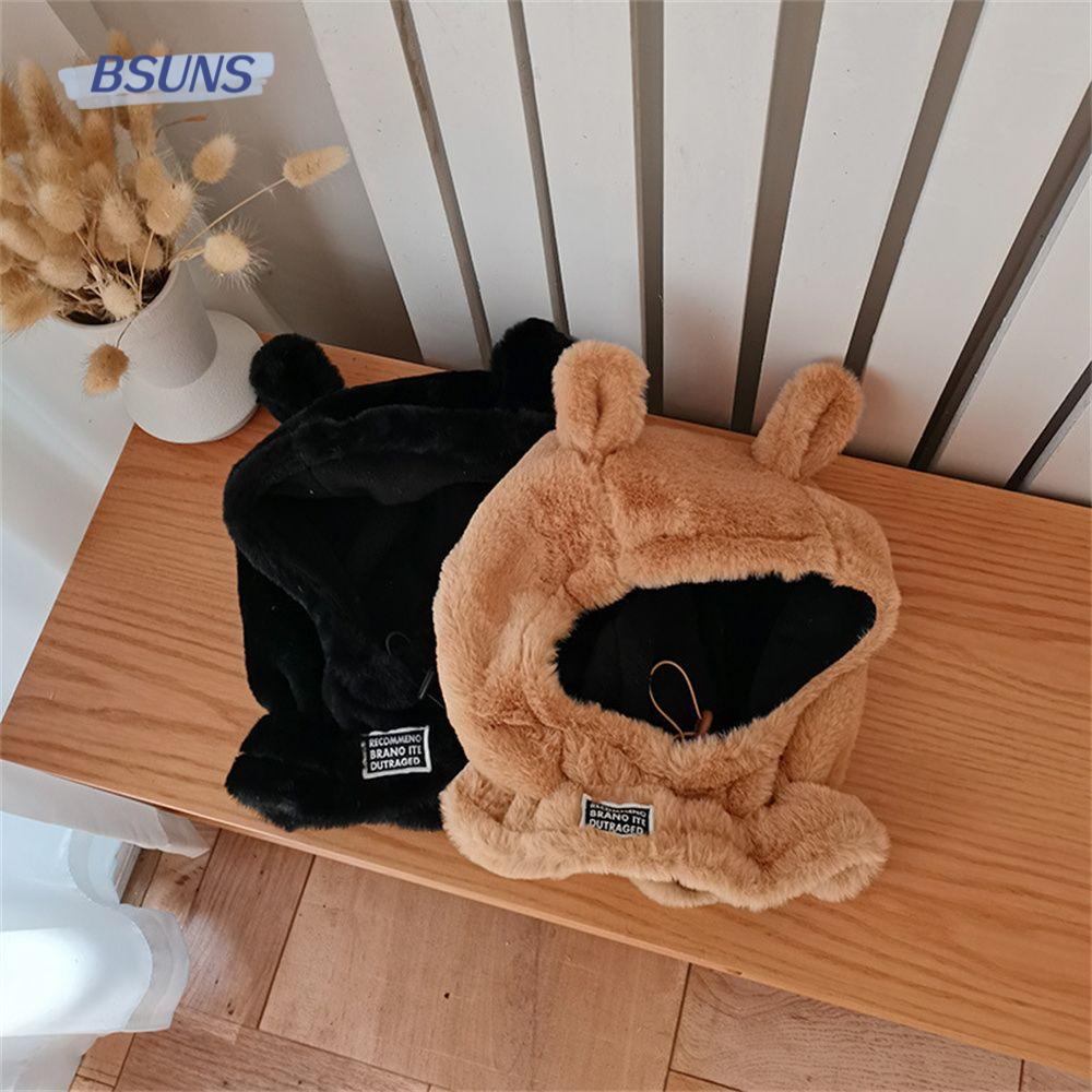 BSUNS Mũ Len Trùm Tai Giữ Ấm Thiết Kế Mới Thời Trang Dành Cho Nữ