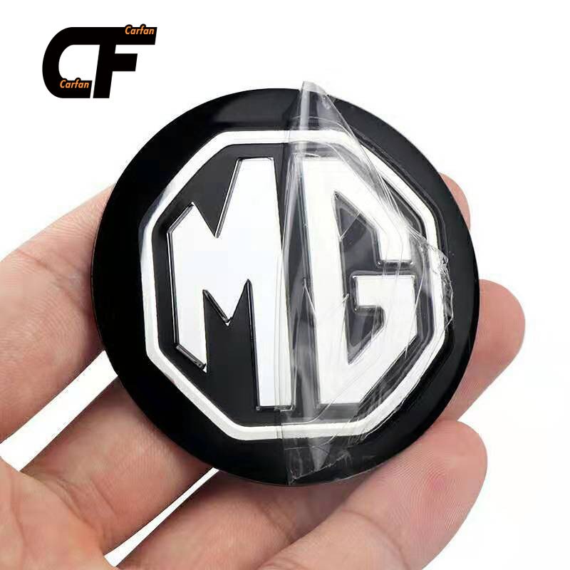 Bộ 4 Miếng Dán 56mm Trang Trí Trục Bánh Xe Hơi MG ZS HS MG3 MG5 MG6 MG7 TF ZR GS