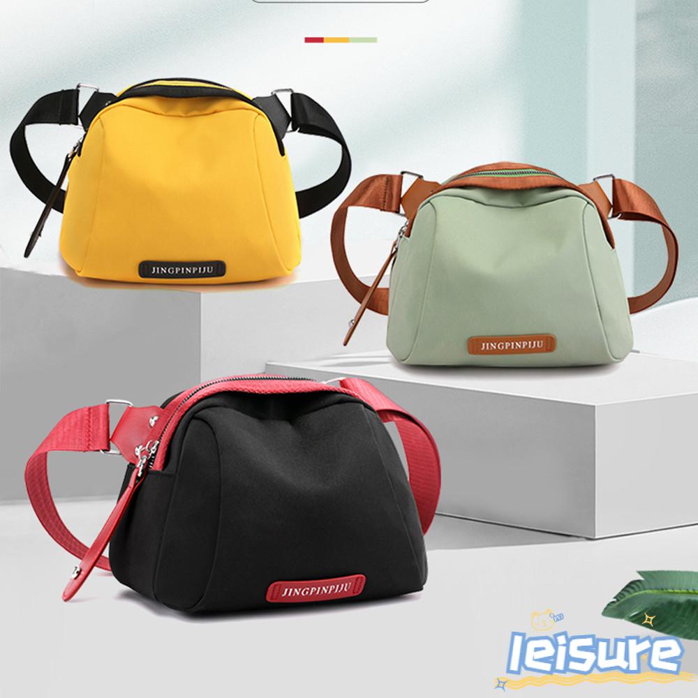 LEISURE Túi Đeo Chéo Canvas Cỡ Lớn Thời Trang Năng Động