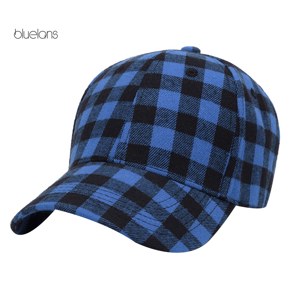 Mũ Lưỡi Trai Thể Thao Họa Tiết Sọc Caro Thời Trang Cho Nam Và Nữ