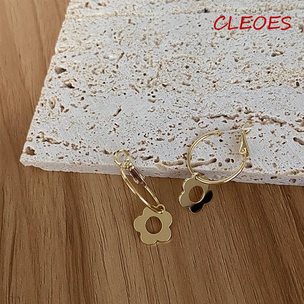 CLEOES Bông Tai Tròn Thời Trang Ngọt Ngào Cho Nữ