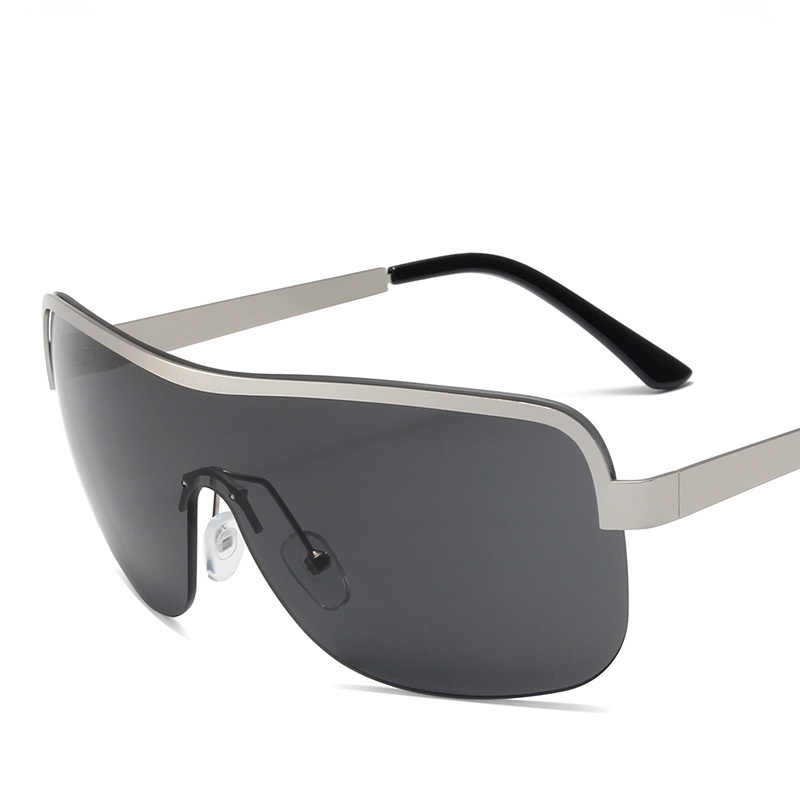 Kính Mát Gọng Vuông Kim Loại Thời Trang Cho Nam Nữ