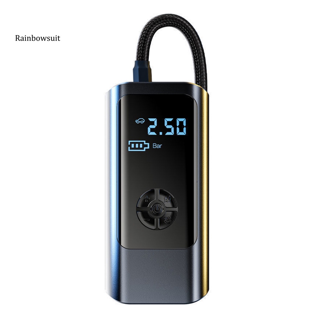 Máy Bơm Hơi Lốp Xe Hơi Tự Động 4 Chế Độ 60W Max 150PSI Màn Hình LED Kỹ Thuật Số Thông Minh