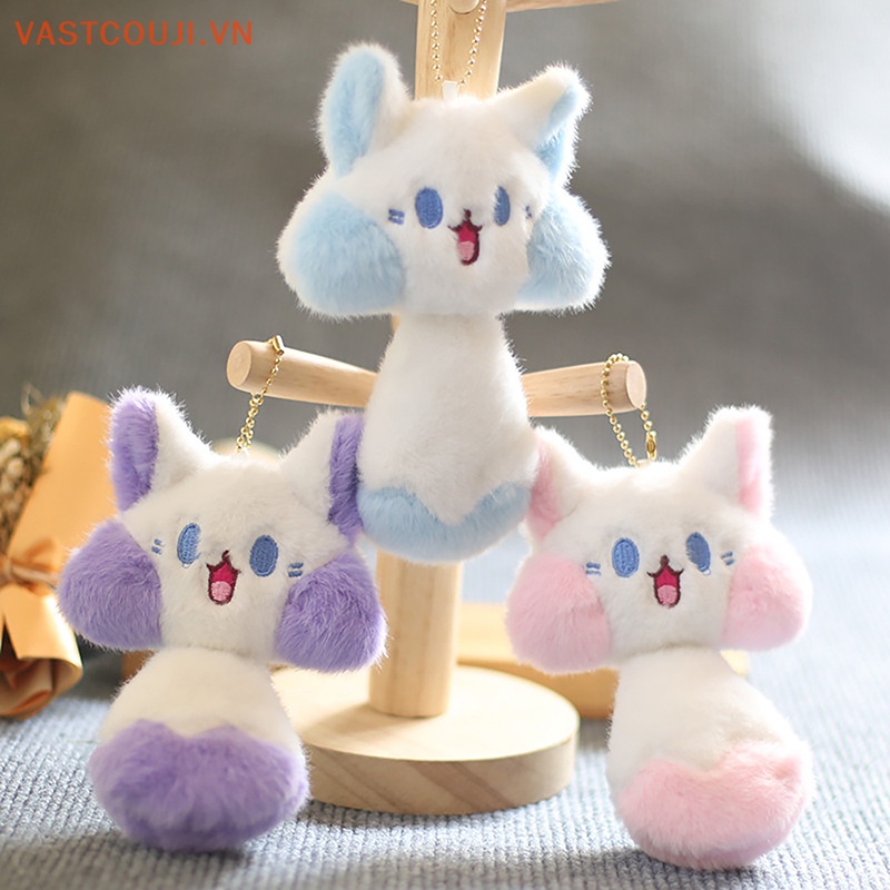 Móc Khóa Hình Cáo Nhồi Bông Đáng Yêu