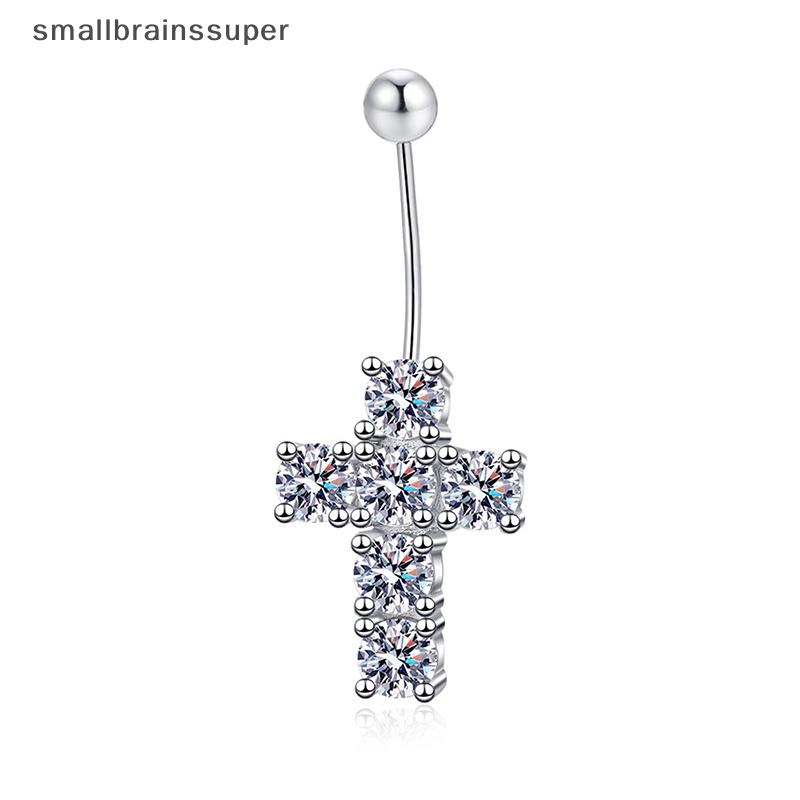 Khuyên Rốn Mặt Chữ Thập Đính Đá Quyến Rũ Thời Trang Cho Nữ SBS