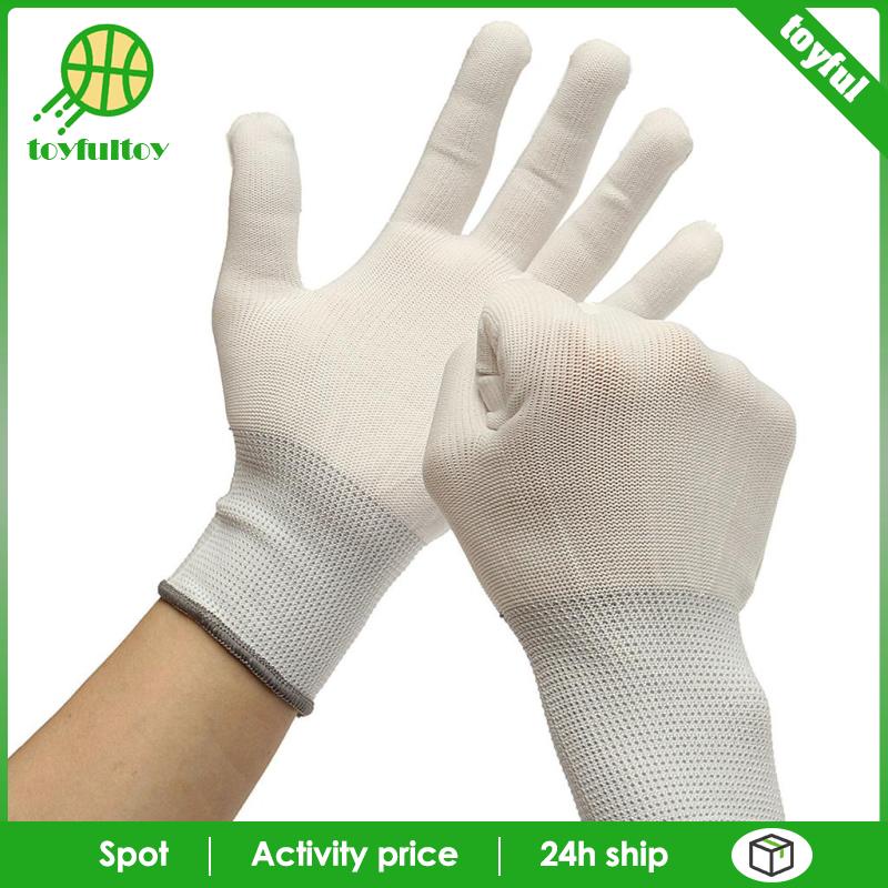 Bộ 6 Đôi Găng Tay Cotton Dùng Để Quấn Xe Hơi