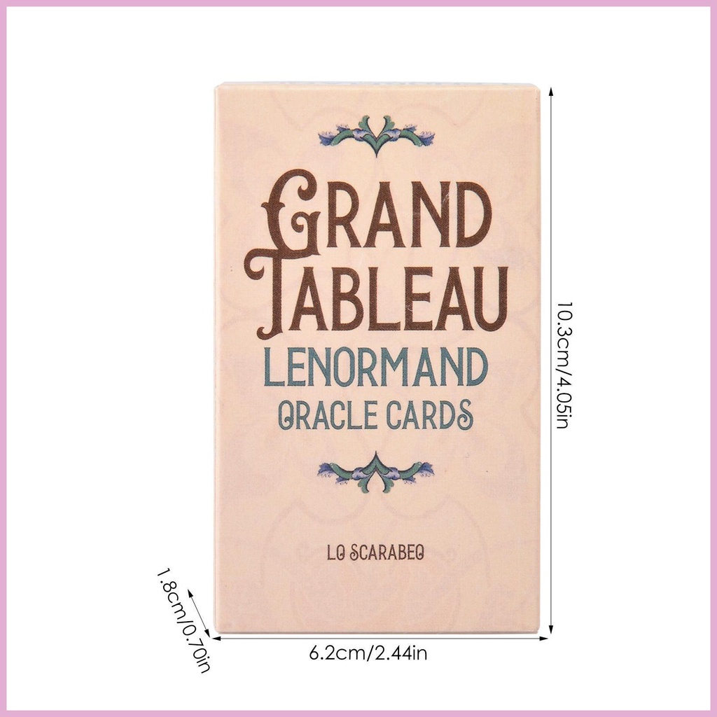 Bộ Bài Tarot 36 Lá Mẫu Mới 2022 36 Grand Tableau Lenormand