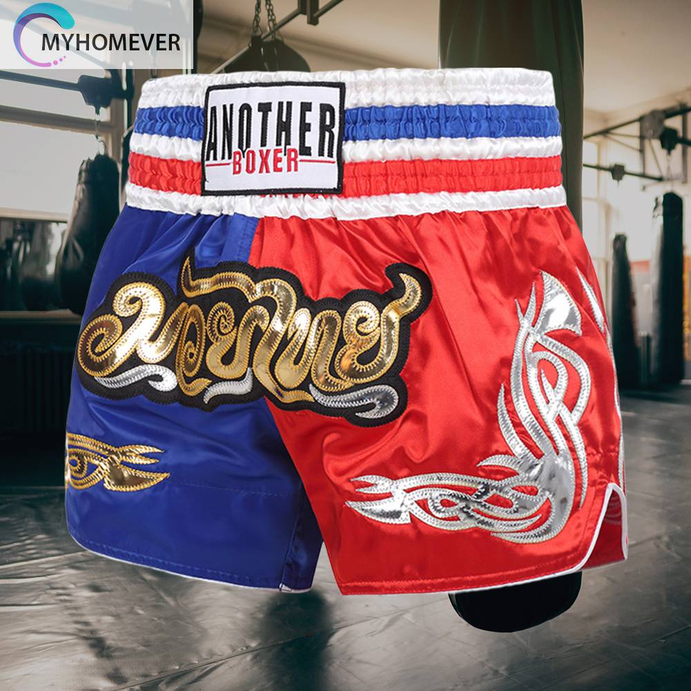 Quần Đùi Thể Thao Co Giãn Thoáng Khí Dành Cho Tập Boxing