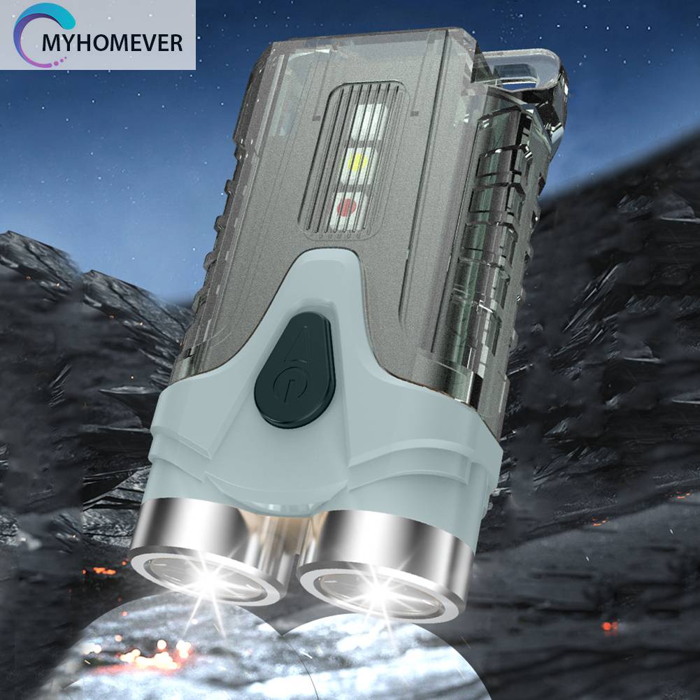 Đèn LED Cắm Trại Bỏ Túi Loại C 500mAh Chống Thấm Nước 7 Chế Độ Tiện Dụng