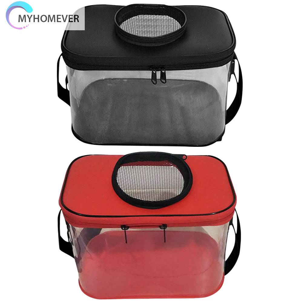 Xô Đựng Cá Bằng EVA Trong Suốt Thoáng Khí Có Thể Gấp Gọn Tiện Dụng