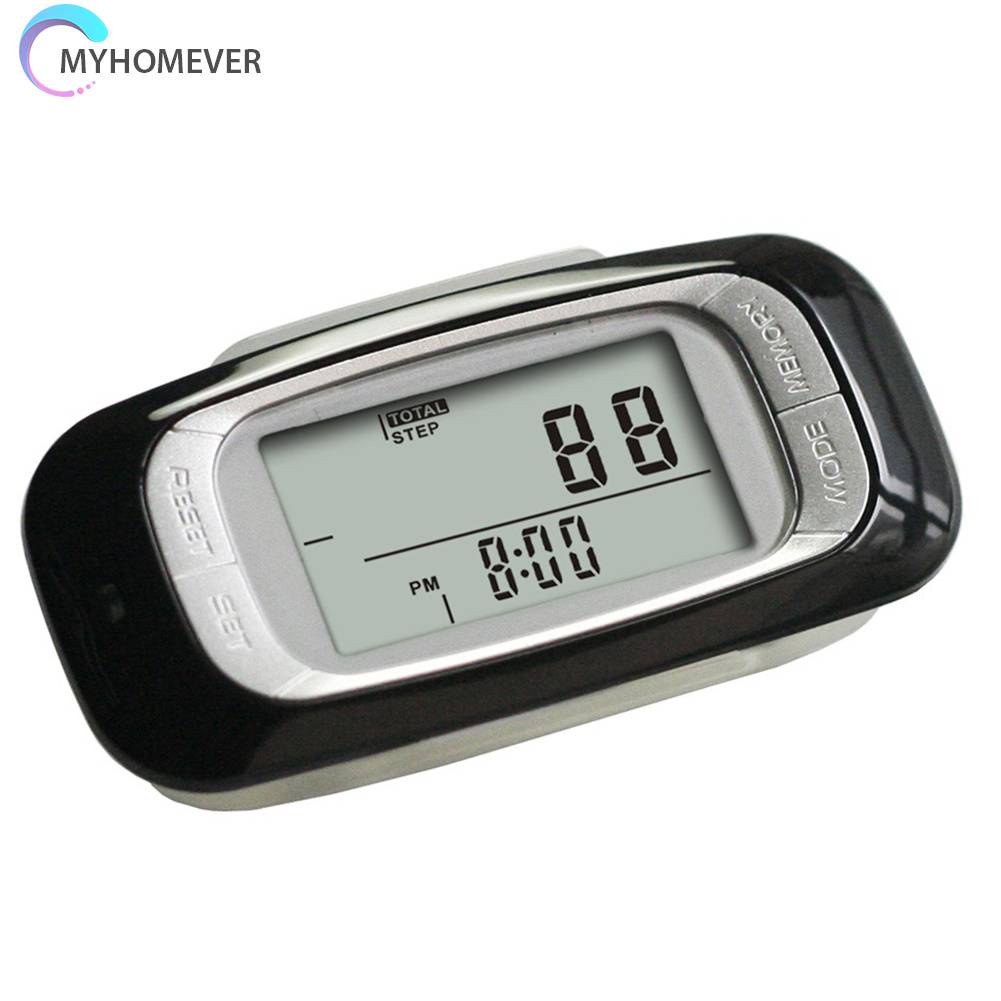 Đèn LED Đếm Bước Chân Màn Hình LCD 3D Cho Nam Nữ