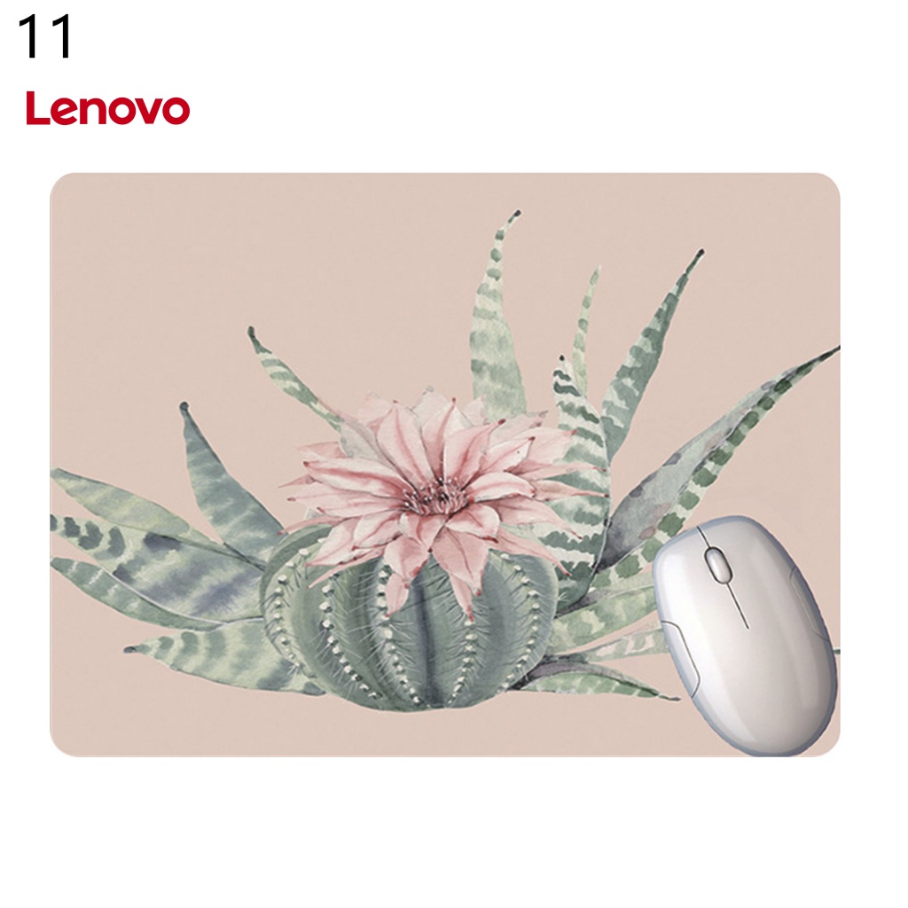 Thảm Lót Chuột Mềm Chống Trượt Hình Cây Xương Rồng / Hoa Hướng Dương Xinh Xắn
