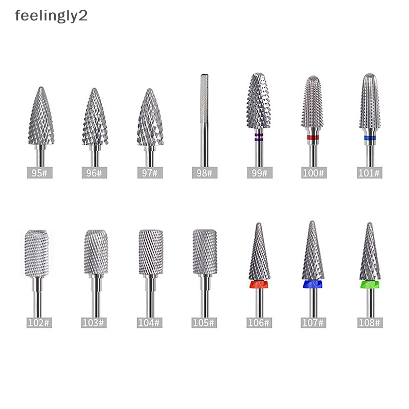 [Hàng Có Sẵn] Mũi Khoan Móng Tay Bằng Thép Vonfram Chất Lượng Cao