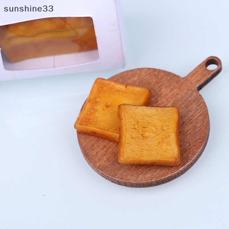 Túi Đựng Bánh Mì / Sữa Mini Tỉ Lệ 1 / 12 Độc Đáo Trang Trí Nhà Búp Bê