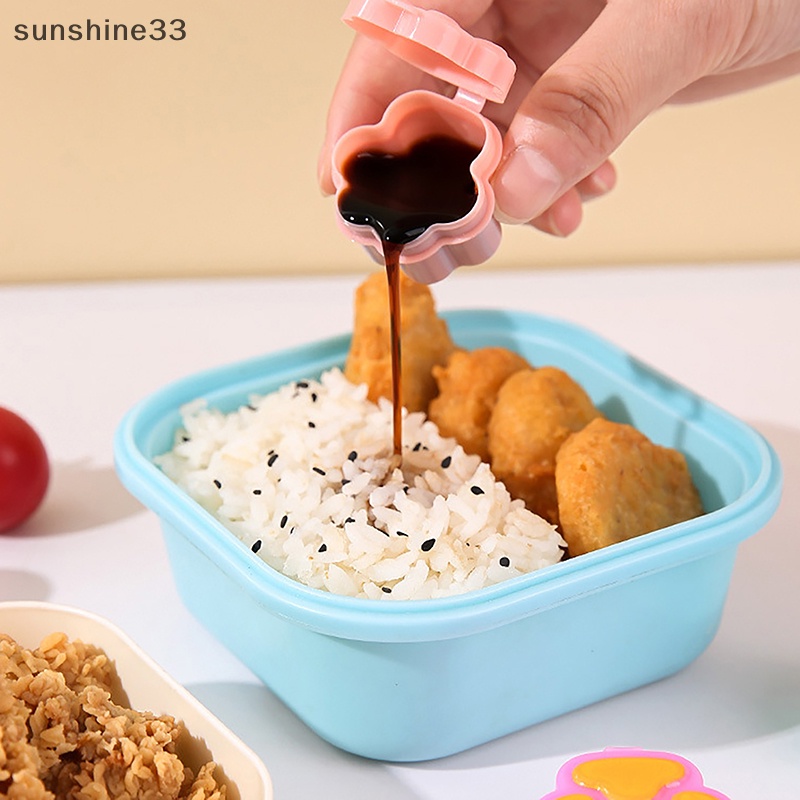 Bộ 4 Bình Đựng Nước Sốt Mini Chống Rò Rỉ Tiện Dụng