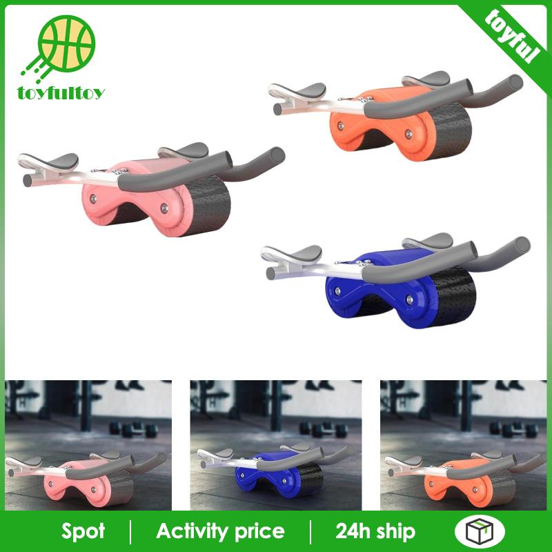 Bánh Xe Đôi Rộng Hỗ Trợ Tập Cơ Bụng Tại Nhà Tiện Dụng