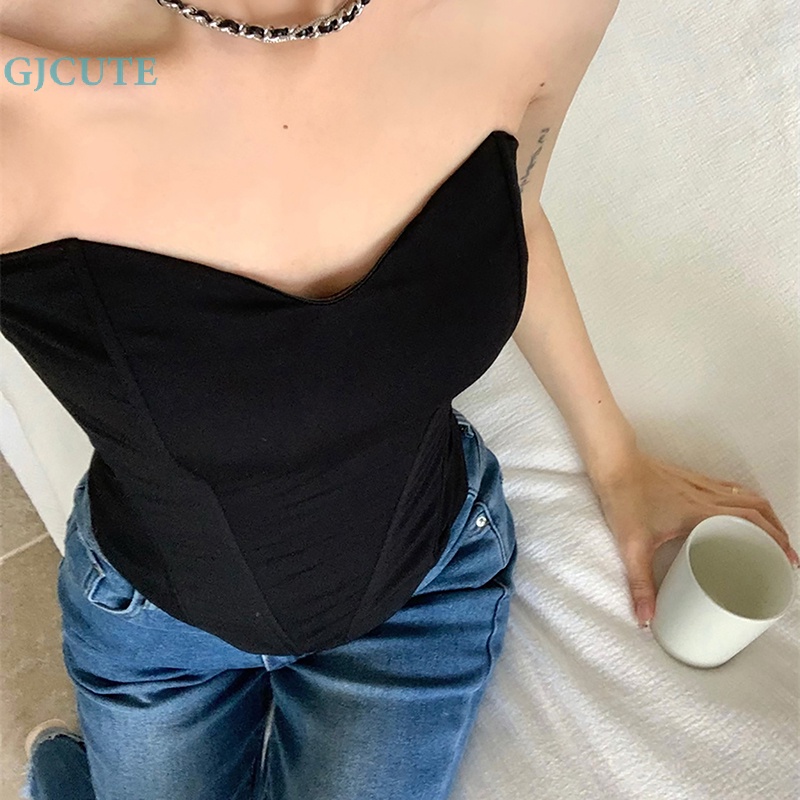 Áo Hai Dây Mỏng Mùa Hè Gợi Cảm Màu Trơn Cho Nữ WTD