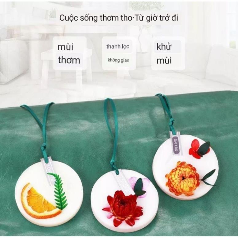 Sáp thơm tủ quần áo tủ giày khử mùi hương thơm hoa khô tấm hương liệu