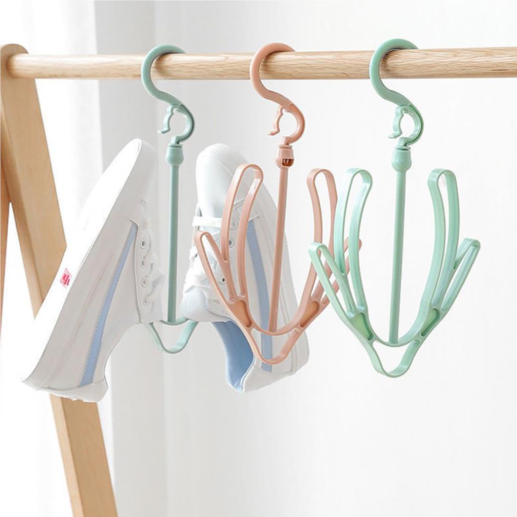 Set 3 Giá Đỡ Giày Bằng Nhựa Đa Năng Có Thể Xoay Được