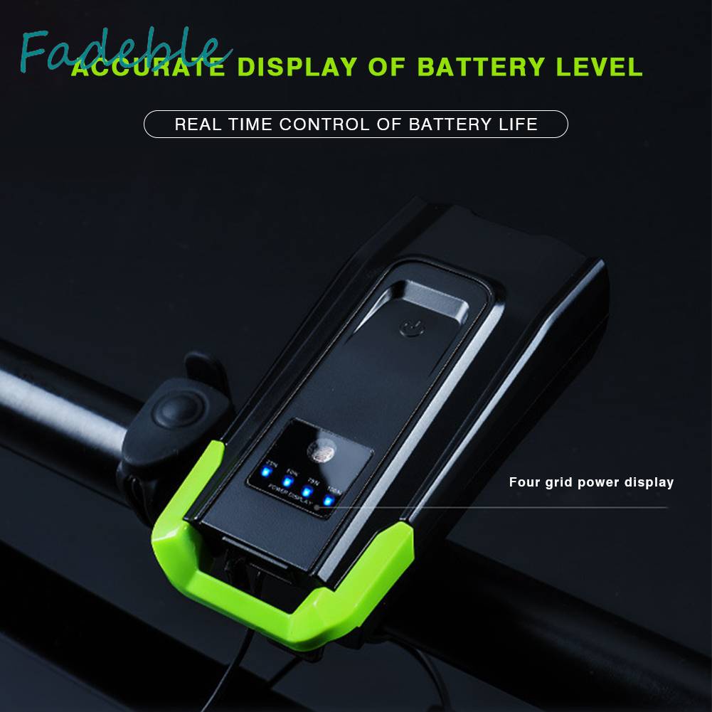 Đèn Pin Cảm Ứng Gắn Tay Lái Xe Đạp 120dB 4000mAh