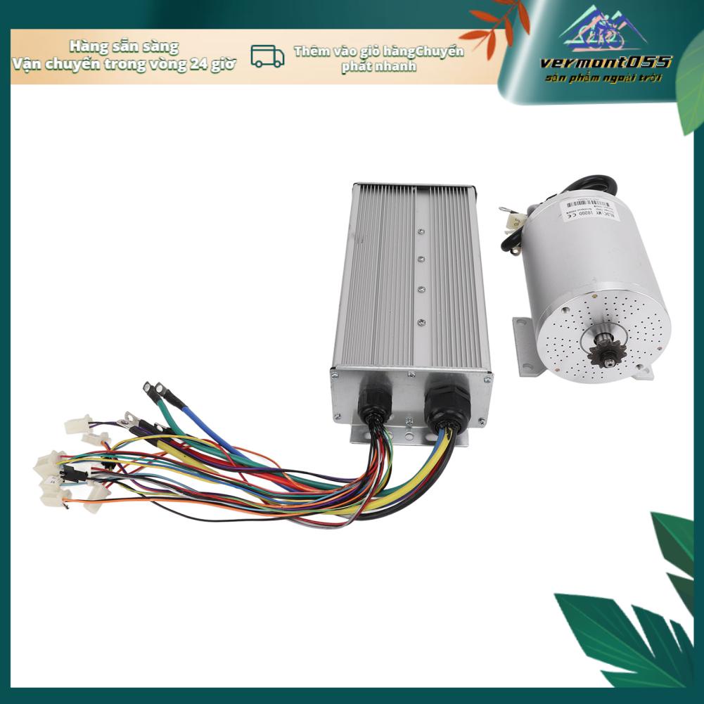 Vermont055 Bộ điều khiển động cơ DC không chổi than điện 72V 3000W tốc độ cao cho xe đạp tay ga