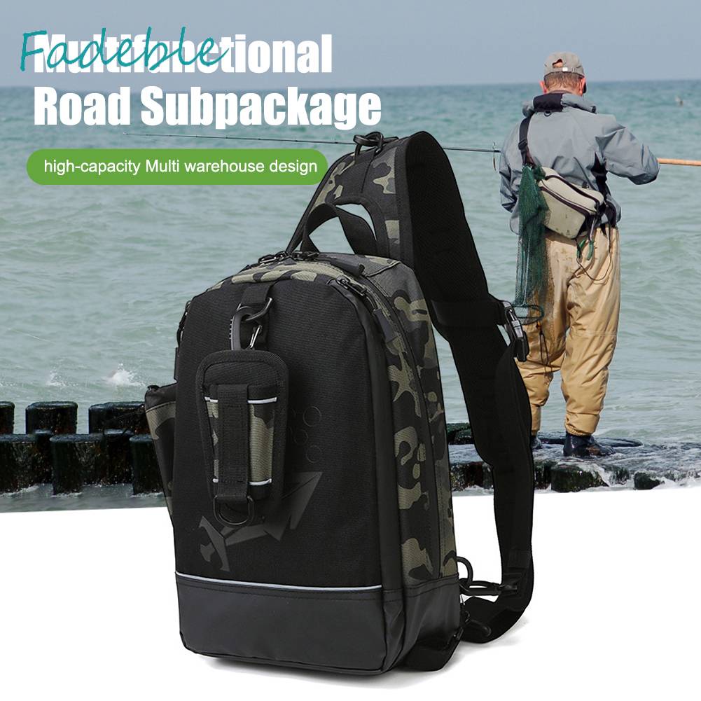 Túi Đeo Chéo Ngực Vải Oxford Phản Quang Nhiều Lớp Thời Trang Cao Cấp Cho Nam