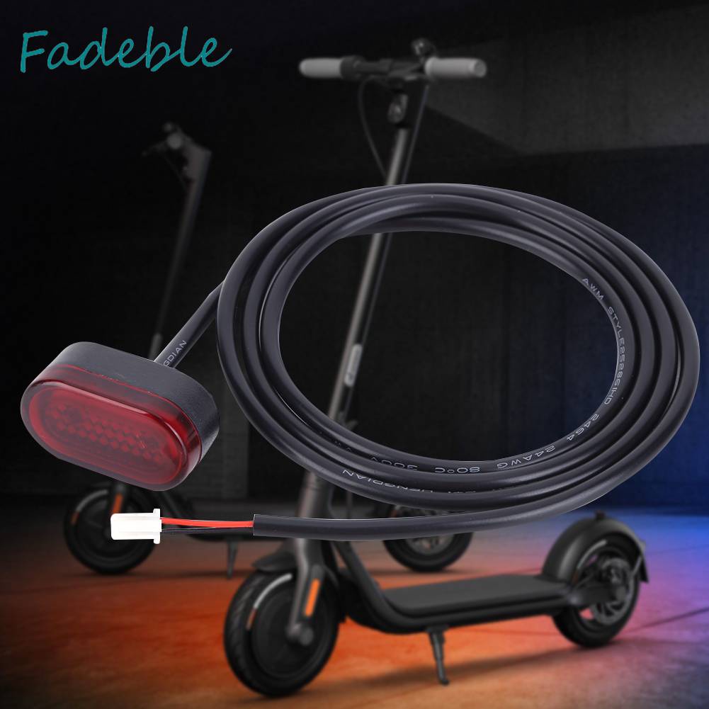 Đèn LED Cảnh Báo An Toàn Phía Sau Kèm Dây Cáp Dành Cho Xe Đạp Ninebot F30 F40