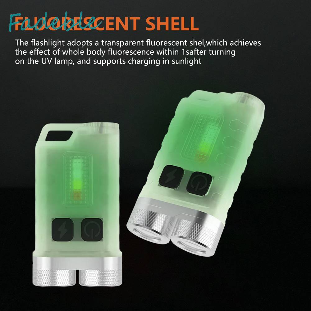 Móc Khóa Đèn Pin Mini Độ Sáng Cao 900LM