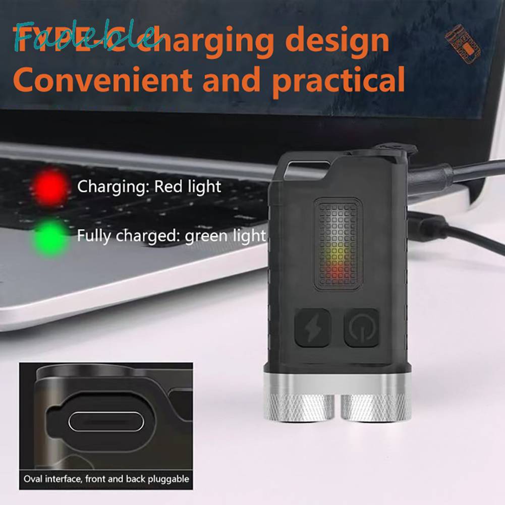 Móc Khóa Đèn Pin Mini Độ Sáng Cao 900LM