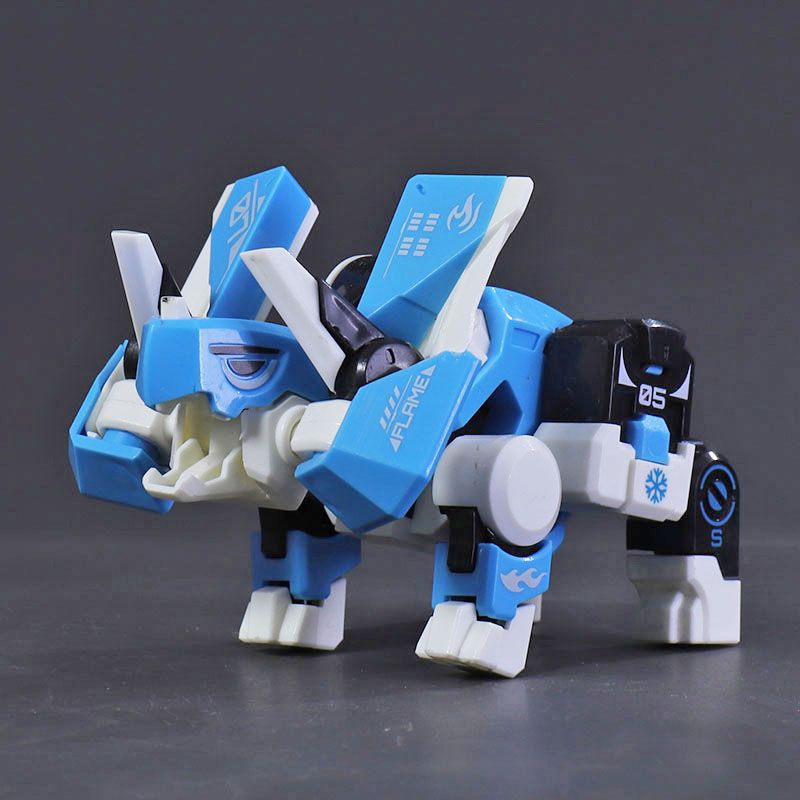 Đồ Chơi Khối Rubik Hình Khủng Long triceratops mecha Thú Vị Giáo Dục Cho Bé cxbwfjtjz.my77