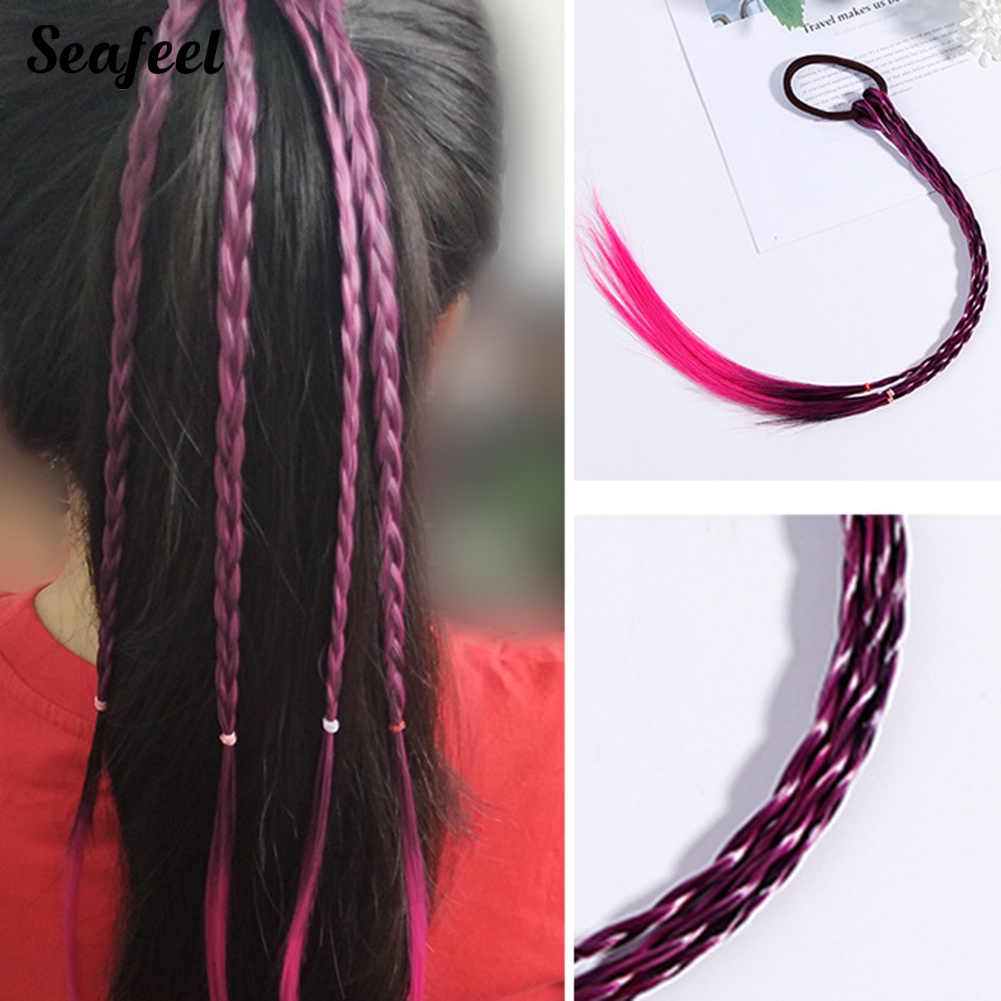 Set 200 Dây Buộc Tóc Nhiều Màu Sắc Cho Bé Gái
